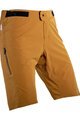 LEATT Cycling shorts without bib - MTB TRAIL 1.0 - brown
