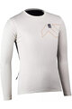 LEATT Cycling summer long sleeve jersey - MTB TRAIL 3.0 W - white/black
