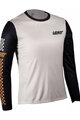 LEATT Cycling summer long sleeve jersey - MTB ENDURO 4.0 W - white/black