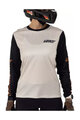 LEATT Cycling summer long sleeve jersey - MTB ENDURO 4.0 W - white/black