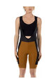 LEATT Cycling bib shorts - BIB MTB ENDURANCE 5.0 W - brown/black