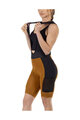 LEATT Cycling bib shorts - BIB MTB ENDURANCE 5.0 W - brown/black