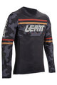 LEATT Cycling summer long sleeve jersey - MTB GRAVITY 4.0 - black