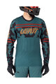 LEATT Cycling summer long sleeve jersey - MTB GRAVITY 4.0 - purple