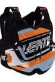 LEATT back and chest protector - CHEST PROTECTOR TORQUE 1.5 - black/orange