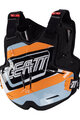 LEATT back and chest protector - CHEST PROTECTOR TORQUE 1.5 - black/orange
