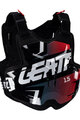 LEATT back and chest protector - CHEST PROTECTOR TORQUE 1.5 - black/red
