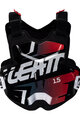 LEATT back and chest protector - CHEST PROTECTOR TORQUE 1.5 - black/red