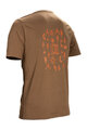 LEATT Cycling short sleeve t-shirt - CORE - brown