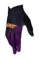 LEATT Cycling long-finger gloves - MTB 1.0 GRIPR W - purple