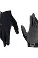 LEATT Cycling long-finger gloves - MTB 1.0 GRIPR W - black