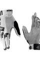LEATT Cycling long-finger gloves - MTB 2.0 X-FLOW - white