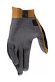 LEATT Cycling long-finger gloves - MTB 1.0 GRIPR - brown