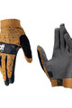 LEATT Cycling long-finger gloves - MTB 1.0 GRIPR JR - brown/black