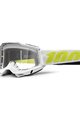 100% SPEEDLAB Cycling sunglasses - ACCURI 2 - white/yellow