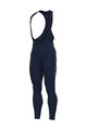 ALÉ Cycling long bib trousers - WINTER SOLID - blue