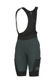 ALÉ Cycling bib shorts - OFF ROAD - GRAVEL STONES CARGO - green