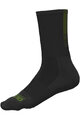 ALÉ Cyclingclassic socks - THERMO GREEN - black