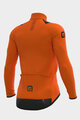 ALÉ Cycling winter long sleeve jersey - THERMAL R-EV1 - orange