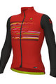 ALÉ Cycling winter long sleeve jersey - LOGO PR-S - red/black