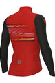 ALÉ Cycling winter long sleeve jersey - LOGO PR-S - red/black