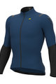 ALÉ Cycling winter long sleeve jersey - WARM RACE 2.0 R-EV1 - blue/black