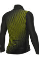 ALÉ Cycling windproof jacket - MAGNETE PR-S - black/yellow