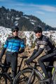 ALÉ Cycling windproof jacket - TRACK PR-R - black/grey