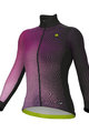 ALÉ Cycling winter long sleeve jersey - CIRCUS PR-S - black/pink