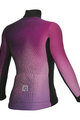 ALÉ Cycling winter long sleeve jersey - CIRCUS PR-S - black/pink