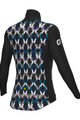 ALÉ Cycling windproof jacket - CROSSING PR-R - black/multicolour