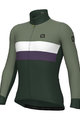 ALÉ Cycling winter long sleeve jersey - CHAOS OFF ROAD - GRAVEL - green