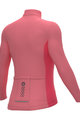 ALÉ Cycling winter long sleeve jersey - FONDO 2.0 SOLID - pink