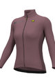 ALÉ Cycling winter long sleeve jersey - FONDO 2.0 SOLID - bordeaux