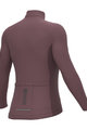 ALÉ Cycling winter long sleeve jersey - FONDO 2.0 SOLID - bordeaux