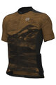 ALÉ Cycling short sleeve jersey - MOUNTAIN OFF ROAD - GRAVEL - brown