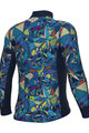 ALÉ Cycling winter long sleeve jersey - OVER PRAGMA - blue/multicolour