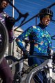 ALÉ Cycling winter long sleeve jersey - OVER PRAGMA - blue/multicolour