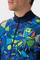 ALÉ Cycling winter long sleeve jersey - OVER PRAGMA - blue/multicolour