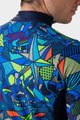 ALÉ Cycling winter long sleeve jersey - OVER PRAGMA - blue/multicolour