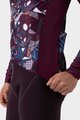 ALÉ Cycling winter long sleeve jersey - OVER PRAGMA - bordeaux/multicolour