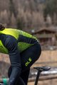 ALÉ Cycling winter long sleeve jersey - MODULAR PRAGMA - yellow/black