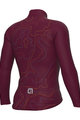 ALÉ Cycling winter long sleeve jersey - TOP PR-E - bordeaux