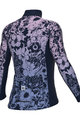 ALÉ Cycling winter long sleeve jersey - NADINE PRAGMA - purple/blue