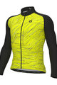 ALÉ Cycling winter long sleeve jersey - BYTE PRAGMA - yellow/black