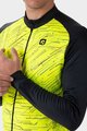 ALÉ Cycling winter long sleeve jersey - BYTE PRAGMA - yellow/black