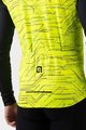 ALÉ Cycling winter long sleeve jersey - BYTE PRAGMA - yellow/black