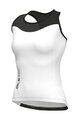 ALÉ Cycling sleeveless jersey - PRAGMA COLOR BLOCK - white