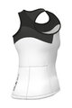 ALÉ Cycling sleeveless jersey - PRAGMA COLOR BLOCK - white