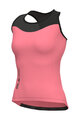 ALÉ Cycling sleeveless jersey - PRAGMA COLOR BLOCK - pink